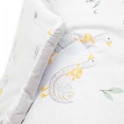 Obojstranná detská zavinovačka New Baby Husičky 80x80 cm sivá #4