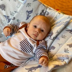 Obojstranný Set z Velvet do kočíka New Baby pávy ružový #3