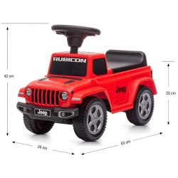 Odrážadlo Jeep Rubicon Gladiator Milly Mally červené #7