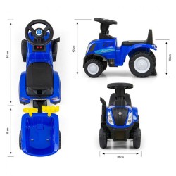 Odrážadlo NEW HOLLAND T7 TRAKTOR Milly Mally modré #9