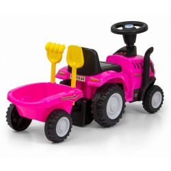 Odrážadlo NEW HOLLAND T7 TRAKTOR Milly Mally ružové #1