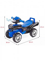 Odrážadlo štvorkolka Toyz miniRaptor modré #1