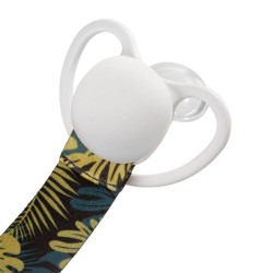 Pásik na cumlík s klipom Akuku List multicolor #6