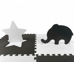 Penové puzzle podložka ohrádka Milly Mally Jolly 2x2 Grey sivá #4