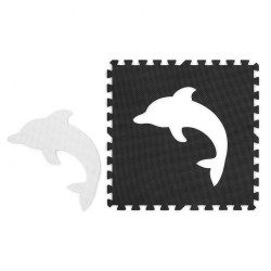 Penové puzzle podložka ohrádka Milly Mally Jolly 2x2 Grey sivá #7