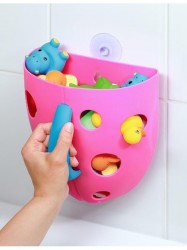 Plastový box na hračky do vane Akuku sivý #4