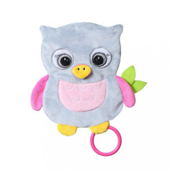 Plyšová hračka Baby Ono Owl Celeste sivá
