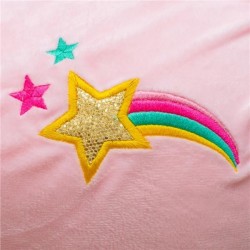 Plyšový skákací koník so zvukom Baby Mix Jednorožec ružová #3