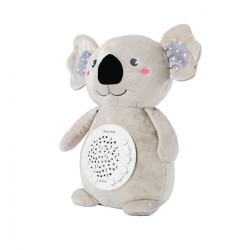 Plyšový zaspávačik koala s projektorom Milly Mally sivá