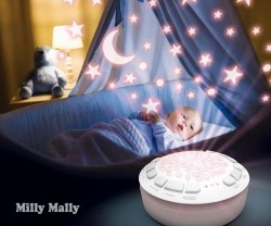 Plyšový zaspávačik líška s projektorom Milly Mally multicolor #6