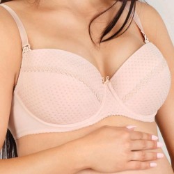 Polovystužená dojčiaca podprsenka New Baby Eva 85B béžová #1