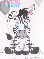 Prebaľovací nadstavec New Baby Zebra biely 50x70cm #1