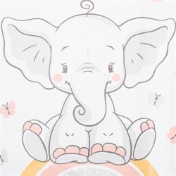 Prebaľovacia podložka mäkká New Baby Elephant 49x70cm multicolor #2