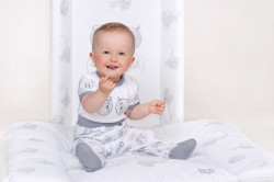 Prebaľovacia podložka mäkká New Baby Emotions biela 70x50cm #4