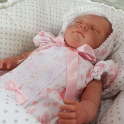 Realistická bábika Berbesa Markétka 50cm ružová #6