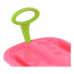 Sánkovací klzák s pohyblivou rukoväťou Baby Mix SNOW ARROW 74 cm ružový #1
