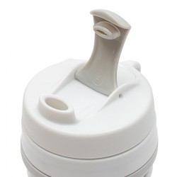 Silikónový skladací pohár 350 ml 2v1 New Baby - Sivý #1