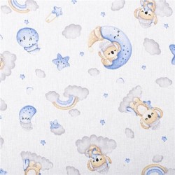 Skladacia matrac do postieľky New Baby STANDARD 120x60x5 cm koala modrá #5