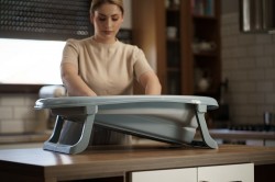 Skladacia plastová vanička Tega Baby beige béžová #3