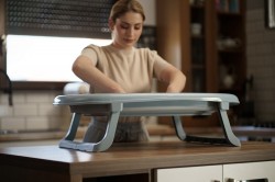 Skladacia plastová vanička Tega Baby pink ružová #4