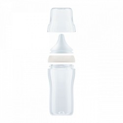 Sklenená dojčenská fľaša NUK Perfect Match Temperature Control 230 ml béžová #1