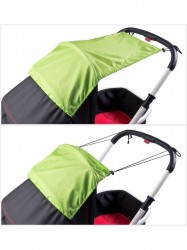 Slnečná clona na kočík New Baby Basic black Čierna #2