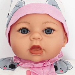 Slovensky hovoriaca a spievajúca detská bábika PlayTo Bibi 46 cm ružová #1