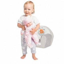 Slovensky hovoriaca a spievajúca detská bábika PlayTo Júlia 46 cm ružová #7