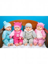 Slovensky hovoriaca a spievajúca detská bábika PlayTo Katarínka 46 cm ružová #4