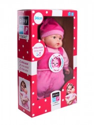 Slovensky hovoriaca a spievajúca detská bábika PlayTo Katarínka 46 cm ružová #5