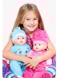 Slovensky hovoriaca a spievajúca detská bábika PlayTo Nati 46 cm ružová #3