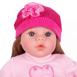 Slovensky hovoriaca a spievajúca detská bábika PlayTo Tina 46 cm ružová #4