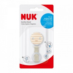 Stužka na cumlík NUK béžová #1