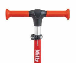 Trojkolesová balančná kolobežka-scooter so sedadlom FUZZY pre deti red Červená #7