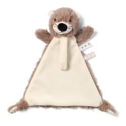 Uspávačik Baby Ono Otter Maggie s pútkom pre cumlík hnedá