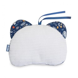 Vankúš do kočíka Sensillo vafle zvieratká sivá #1