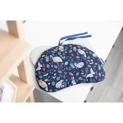 Vankúš do kočíka Sensillo vafle zvieratká sivá #3