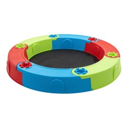 Veľké plastové skladacie pieskovisko NEW BABY CASTLE 170 cm multicolor