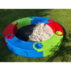 Veľké plastové skladacie pieskovisko NEW BABY CASTLE 170 cm multicolor #5