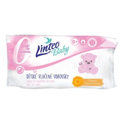 Vlhčené obrúsky Linteo Baby 72 ks Soft and cream podľa obrázku