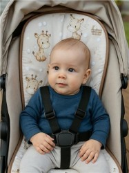 Vložka do kočíka Baby Mix Žirafa multicolor #5
