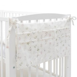 Vreckár na postieľku New Baby Zoe biela