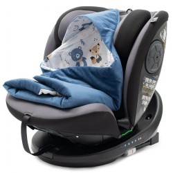 Zateplená zavinovačka do autosedačky New Baby blue modrá #1