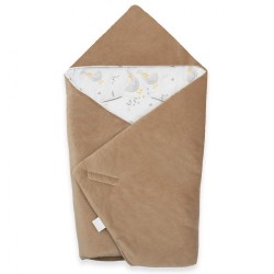 Zateplená zavinovačka do autosedačky New Baby brown hnedá #1