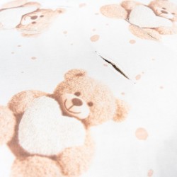 Zateplená zavinovačka do autosedačky New Baby Love Teddy Bear beige béžová #2