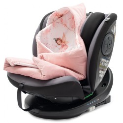 Zateplená zavinovačka do autosedačky New Baby pink ružová #1