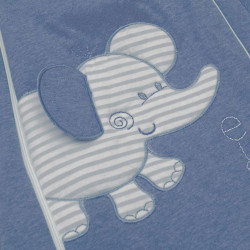 Zimná kombinézka New Baby Winter Elephant jeans modrá #4