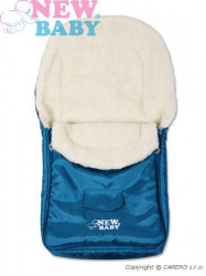 Zimný fusak New Baby Classic Wool turquise modrá #3