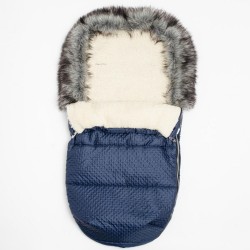Zimný fusak New Baby Lux Wool blue modrá