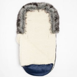 Zimný fusak New Baby Lux Wool blue modrá #1